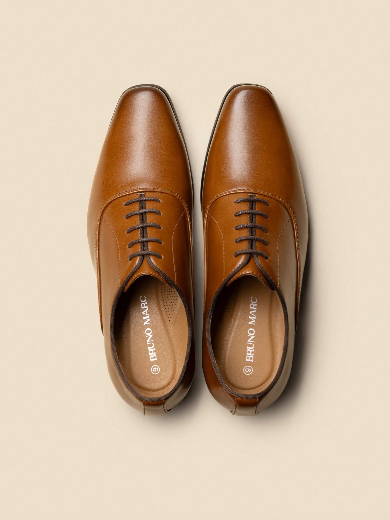 Formal Men Daily Wear Footwear - Erkekler için Kahverengi Oxford Ayakkabılar, Klasik