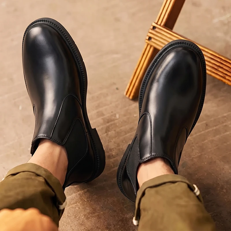 Erkek Deri Chelsea Bilekli Bot - Men Formal Wear With Boots incelemesi ve fiyatı