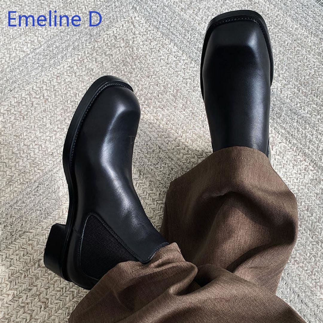 Erkek Kare Burunlu Chelsea Bot - Formal Men Daily Wear Footwear incelemesi ve fiyatı