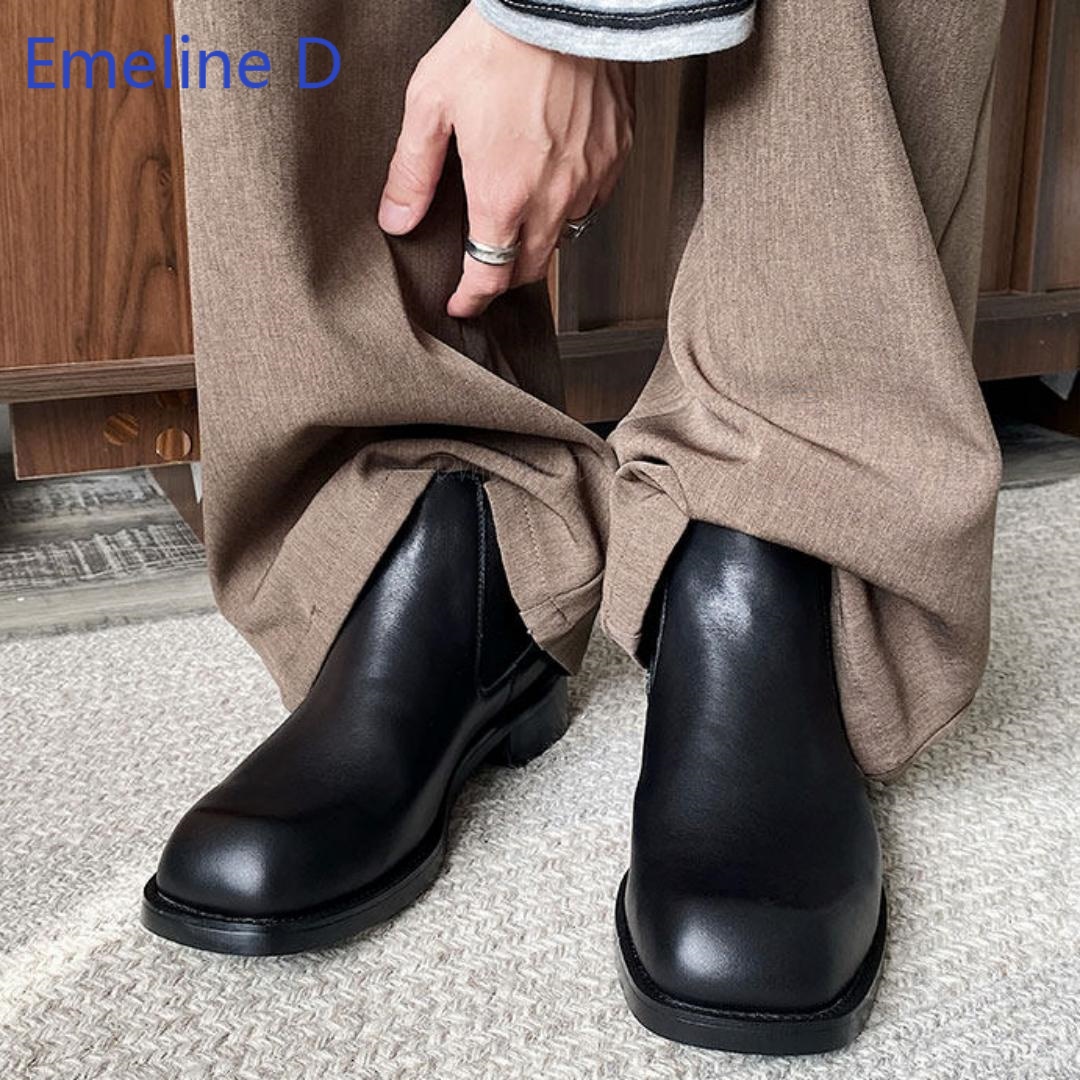 Erkek Kare Burunlu Chelsea Bot - Formal Men Daily Wear Footwear incelemesi ve fiyatı