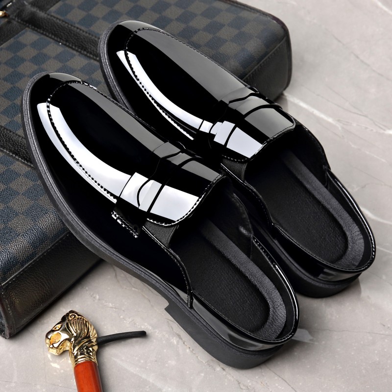 Erkek Siyah, Parlak Deri, Püsk - Formal Men Daily Wear Footwear incelemesi ve fiyatı