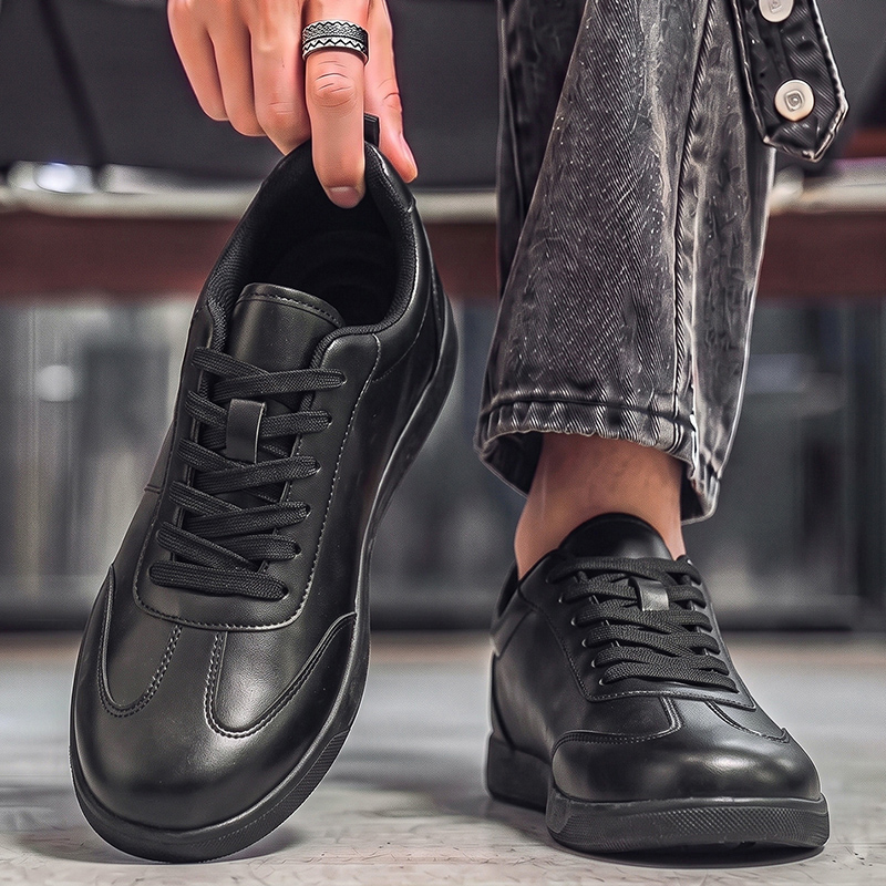 Çok Yönlü Erkek Hakiki Deri Ay - Men Formal Wear All Black incelemesi ve fiyatı