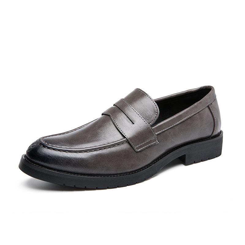 Erkek Vintage Suni Deri Penny  - Formal Men Daily Wear Footwear incelemesi ve fiyatı