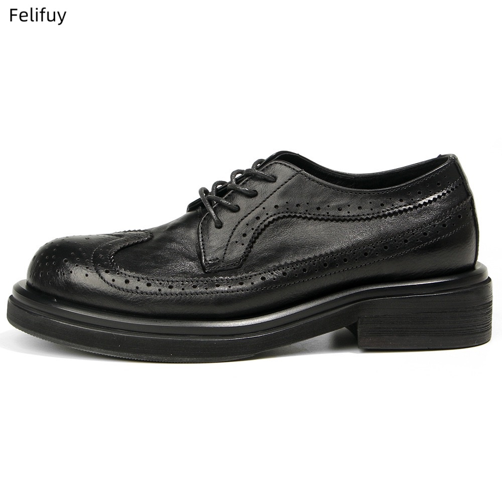 Siyah Derby ayakkabıları Vinta - Men Formal Wear All Black incelemesi ve fiyatı