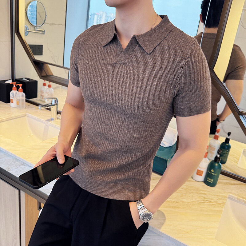 Erkek Slim Fit Polo Yaka Jakar - Men Formal Wear Modern incelemesi ve fiyatı