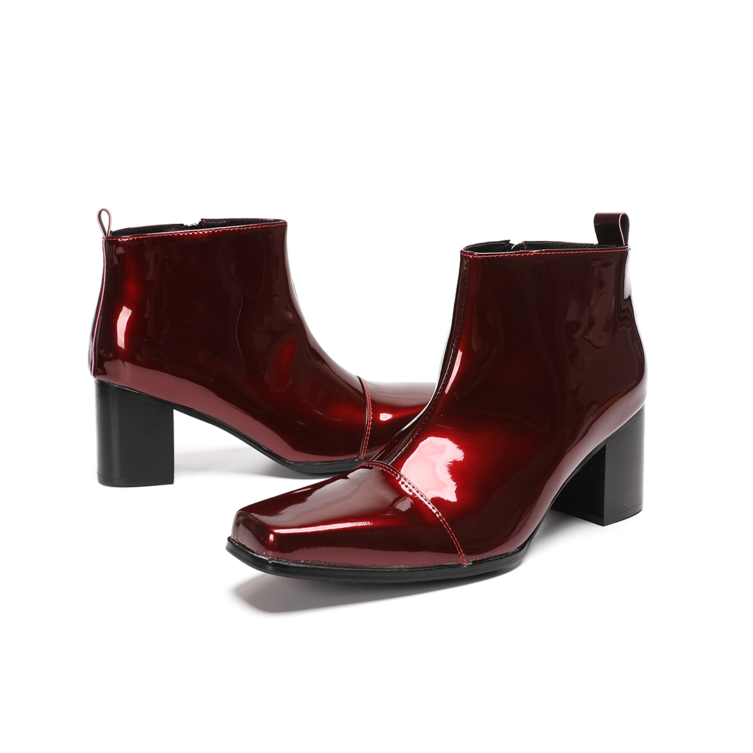 Erkek Kırmızı Hakiki Deri Yüks - Men Formal Wear With Boots incelemesi ve fiyatı