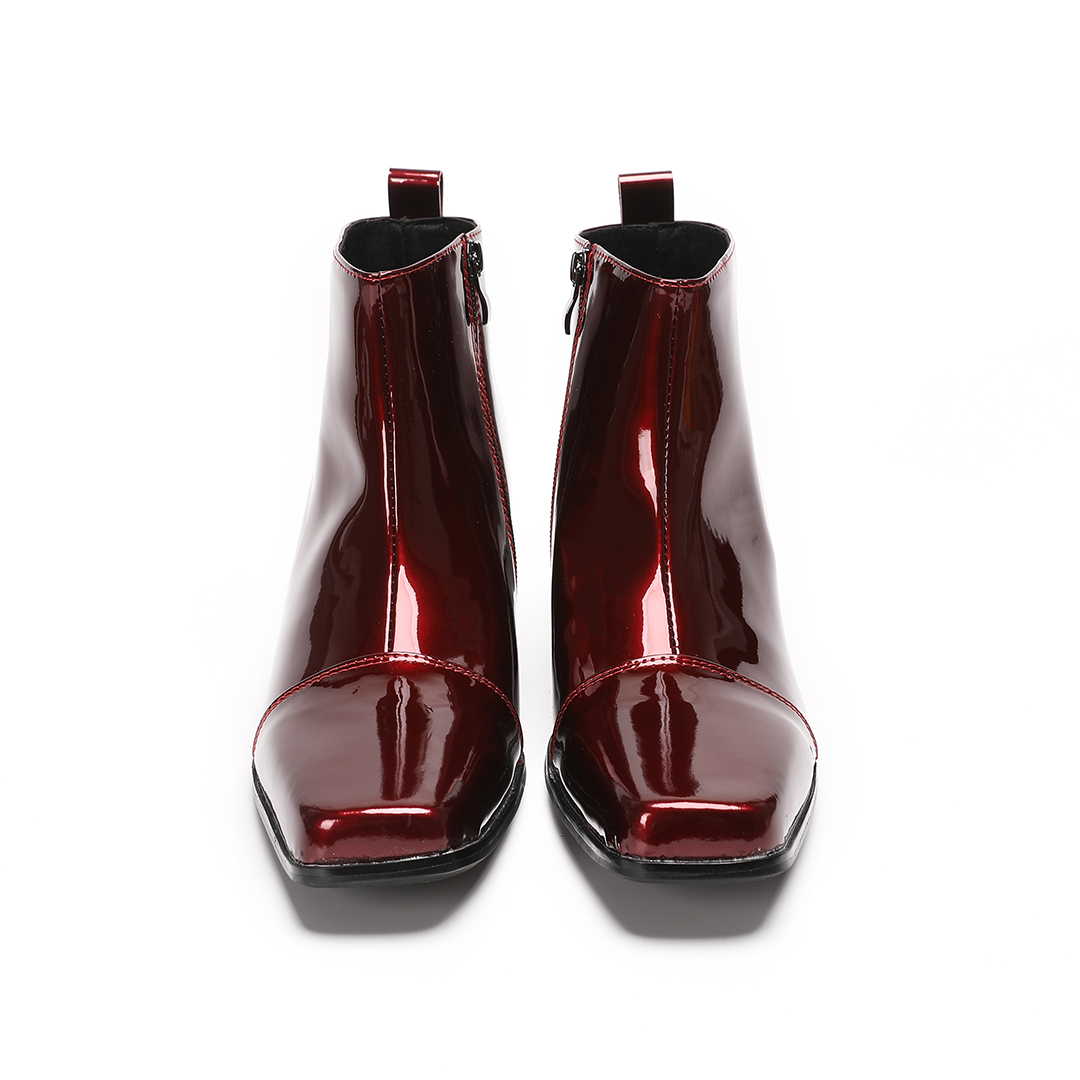 Erkek Kırmızı Hakiki Deri Yüks - Men Formal Wear With Boots incelemesi ve fiyatı