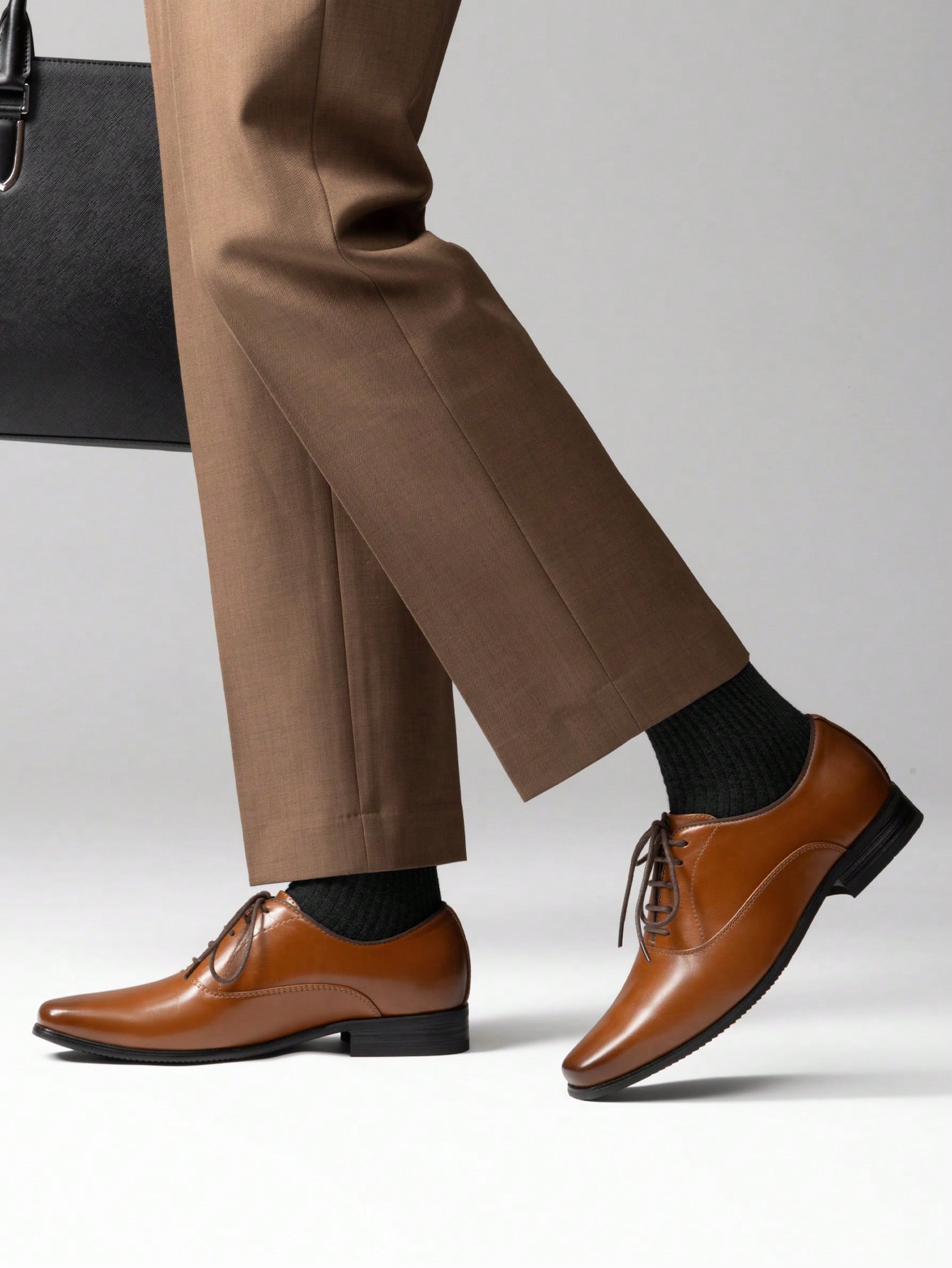 Erkekler için Kahverengi Oxfor - Formal Men Daily Wear Footwear incelemesi ve fiyatı